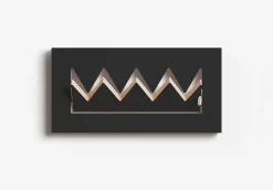 Porte-manteaux en bouleau teinté noir 40x20cm Fläpps Crownhäng - Ambivalenz