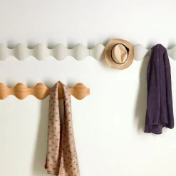 Porte manteaux mural blanc Ona - Mobles 114