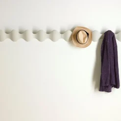 Porte manteaux mural blanc Ona - Mobles 114
