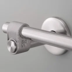 Porte papier toilette en métal massif argent 15,5 x 8,45 cm - Buster+Punch