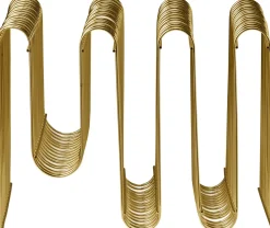 Porte-revues en acier doré 40,5 cm Curva - AYTM