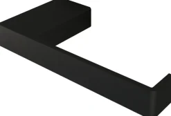 Porte-rouleau papier toilette en acier noir 8x15cm Tuali - Metallbude