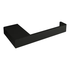 Porte-rouleau papier toilette en acier noir 8x15cm Tuali - Metallbude