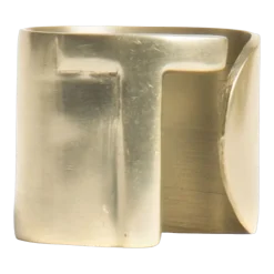 Porte serviette en métal finition doré 4,5 cm T - Bitossi Home