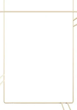 Porte-serviettes en acier beige cashew 90x60cm Delaya - Metallbude