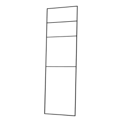 Porte-serviettes en métal noir - noo.ma