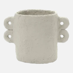 Pot décoratif en papier mâché blanc Earth - Serax