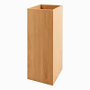 Pot de fleurs carré en bois clair 35 x 35 x 100 cm Palmus - Custom Form