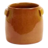 Pot de fleurs en terre cuite orange 22x19cm Tabor - Serax