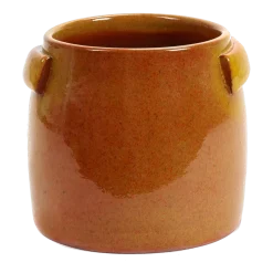 Pot de fleurs en terre cuite orange 22x19cm Tabor - Serax