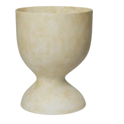 Pot en fibres de verre blanc 45cm Evoke - Ferm living