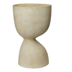 Pot en fibres de verre blanc 70cm Evoke - Ferm living