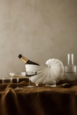 Pot en grès écru coquillage - Ferm Living