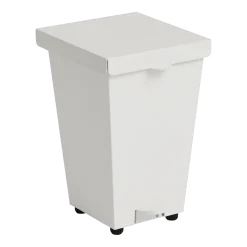 Poubelle en acier blanc 8l Loop - HAY