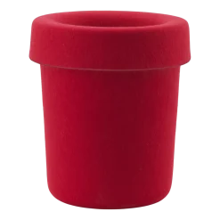 Poubelle en tissu recyclé rouge vif 31,6x36 cm Hide - Normann Copenhagen