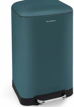 Poubelle à pédale bleu pétrole 40L n°879 - Les Collectors