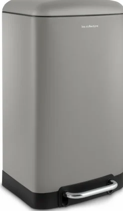 Poubelle à pédale gris clair 40L n°891 - Les Collectors