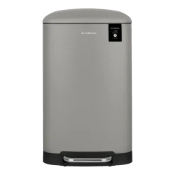 Poubelle à pédale gris clair 40L n°891 - Les Collectors