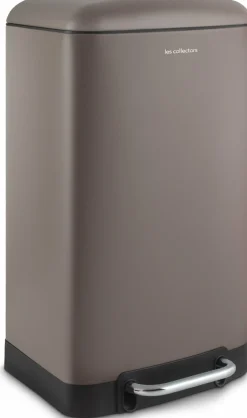 Poubelle à pédale taupe 40L n°883 - Les Collectors