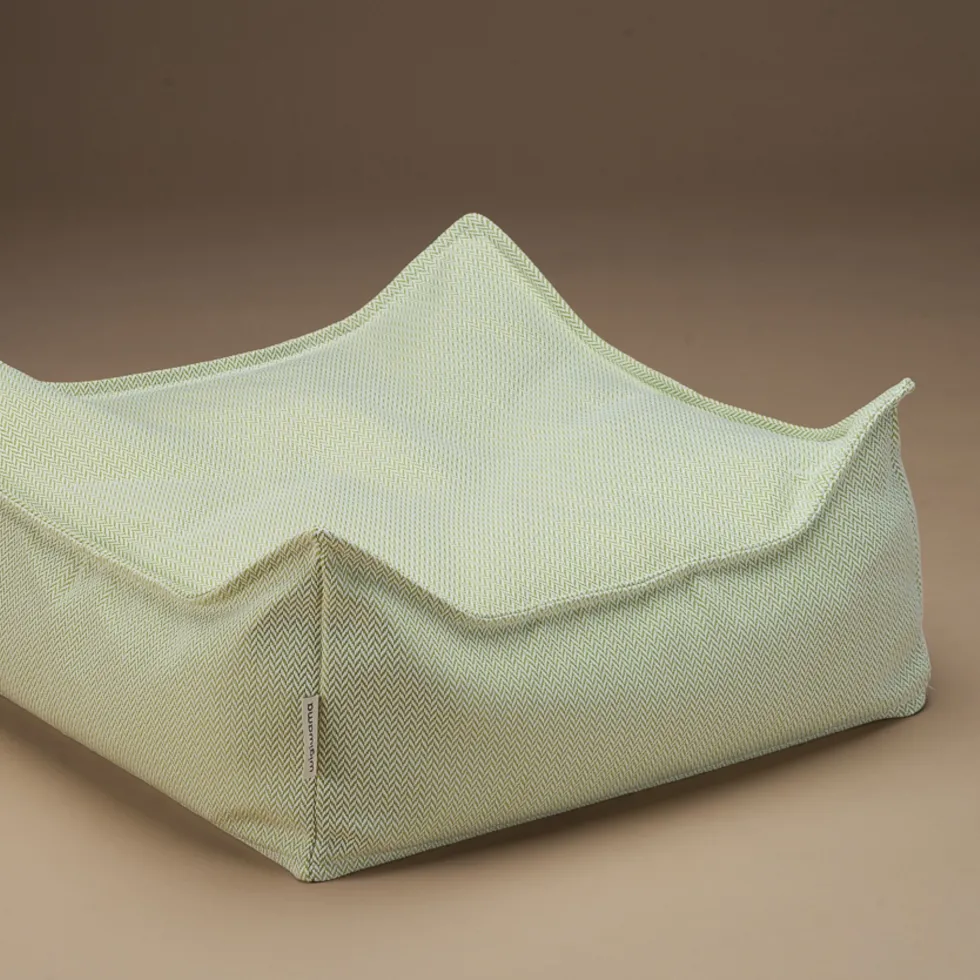 Pouf carré en oléfine herba 60 x 60 cm - Wigiwama