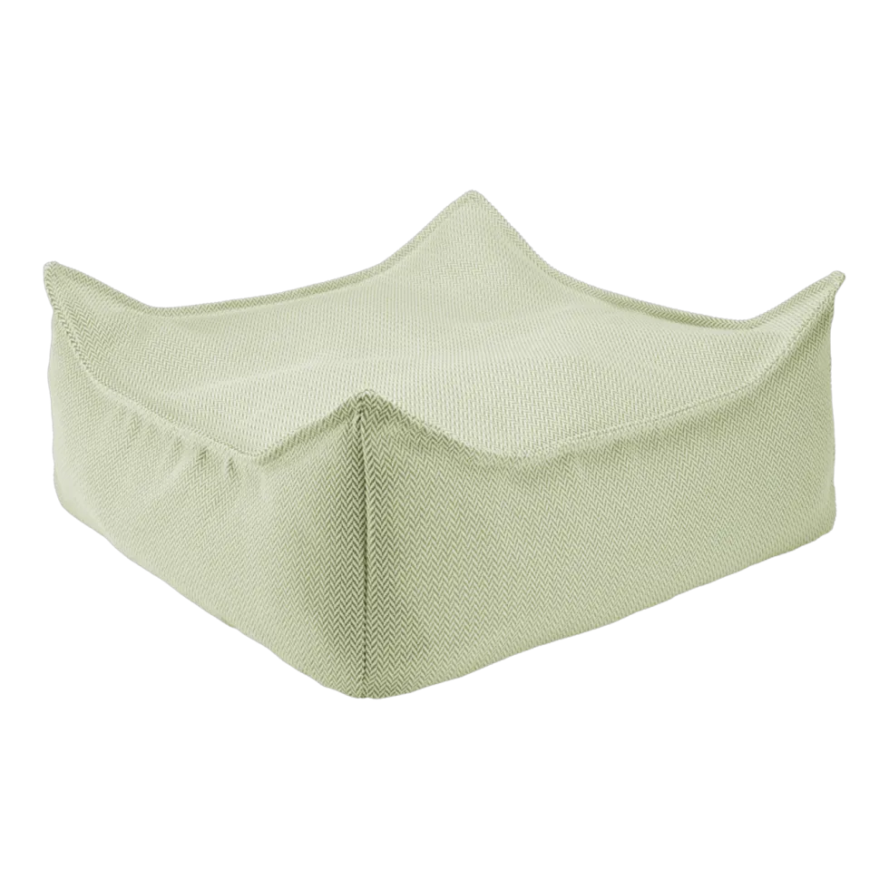 Pouf carré en oléfine herba 60 x 60 cm - Wigiwama