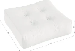 Pouf d'extérieur en acrylique dralon gris foncé 70x22cm More Pouf Out - Karup Design