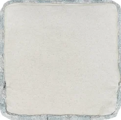 Pouf en coton bleu 40 x 20 cm Vichy - Lorena Canals