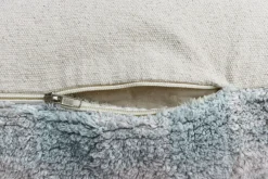 Pouf en coton bleu 40 x 20 cm Vichy - Lorena Canals