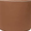 Pouf en coton organique rouille 34x40cm Billow - Ferm living