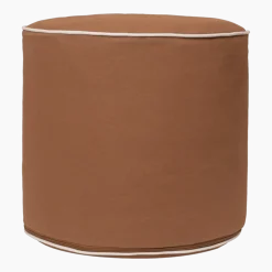 Pouf en coton organique rouille 34x40cm Billow - Ferm living