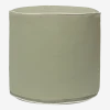 Pouf en coton organique vert pomme 34x40cm Billow - Ferm living