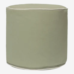Pouf en coton organique vert pomme 34x40cm Billow - Ferm living