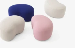 Pouf en feutre karakorum 001 82x57cm Margas LC5 - &tradition
