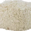 Pouf en laine naturelle 80x45x80cm Lomba - Bloomingville