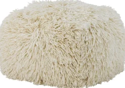 Pouf en laine naturelle 80x45x80cm Lomba - Bloomingville