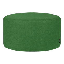 Pouf en laine vert mousse 25 cm Folk - noo.ma