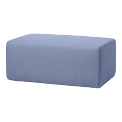 Pouf en polyester bleu clair 60x90 cm Lagoon - Broste Copenhagen