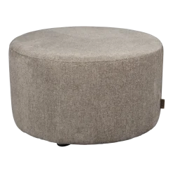 Pouf en polyester cappuccino 70x40cm Rocca - Dutchbone