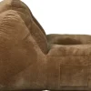 Pouf en polyester effet velours marron 120x99x78cm Tombbag - Dutchbone