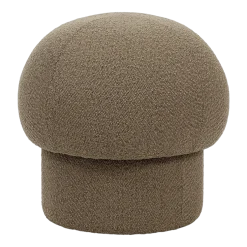 Pouf en polyester recyclé marron 50 cm Uno - Design House Stockholm