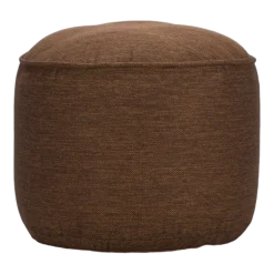 Pouf en polyester spice rouge 50x40cm Olaf - Vincent Sheppard