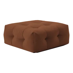 Pouf en tissu textum avelina chocolat 105x48cm Not-A-Sofa - EMKO