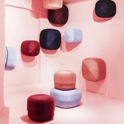 Pouf en velours 46 cm bleu foncé Circus foncé bleu - Normann Copenhagen