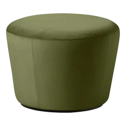 Pouf en velours vert Naïve - Emko