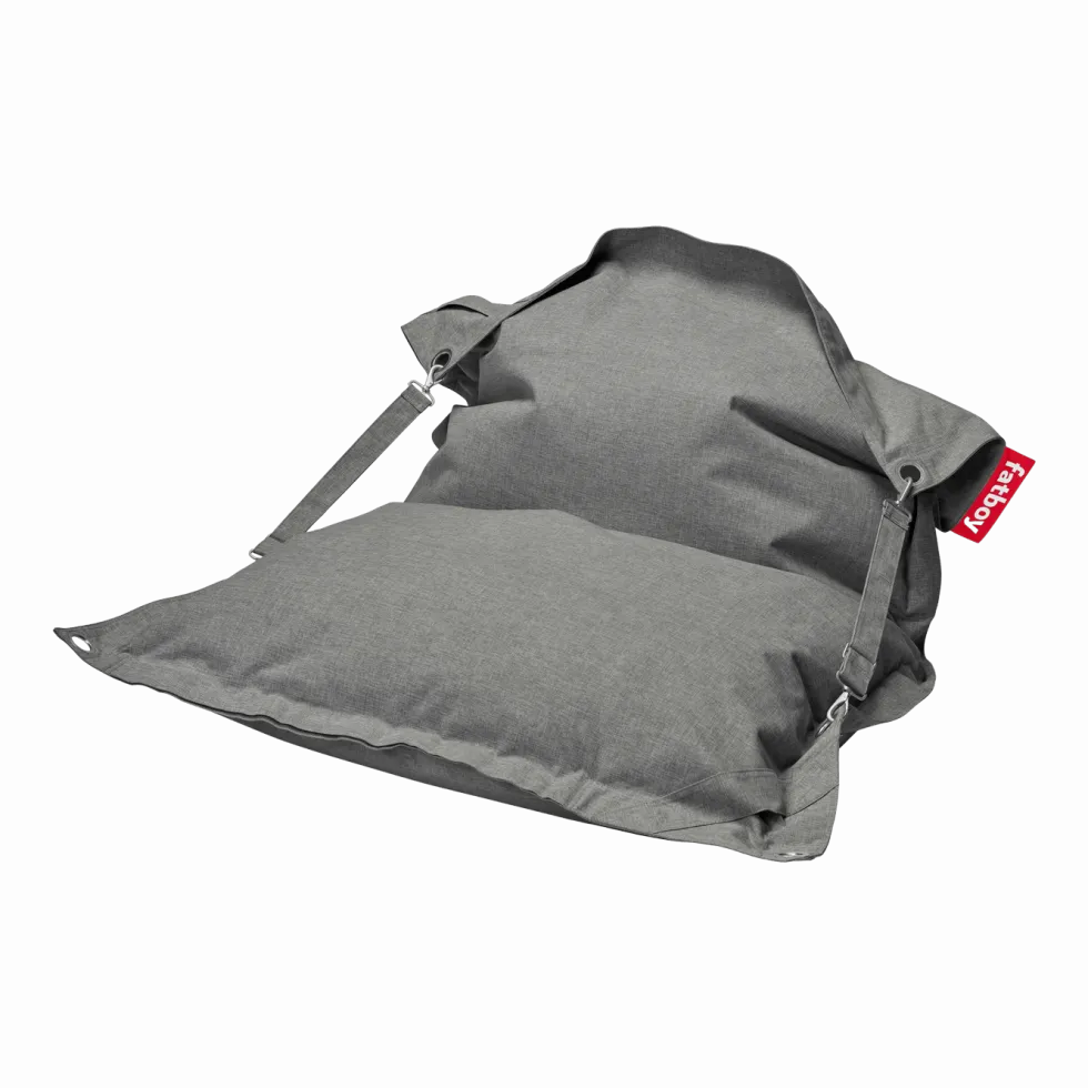 Pouf extérieur gris roche en tissu Buggle-Up - Fatboy
