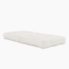 Pouf fauteuil convertible en coton natural 95x90x42cm Cube - Karup Design