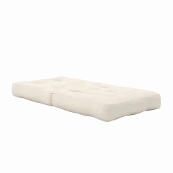 Pouf fauteuil convertible en lin 95x90x42cm Cube - Karup Design