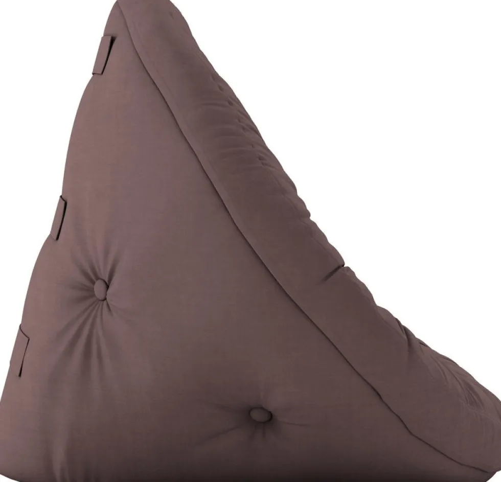 Pouf fauteuil en coton brown 75x80x60cm Mini Nido - Karup Design