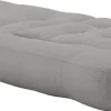 Pouf fauteuil en coton grey 60x68x24cm Mini Cube - Karup Design