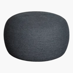 Pouf gris foncé 43 cm Circle - Cane-Line